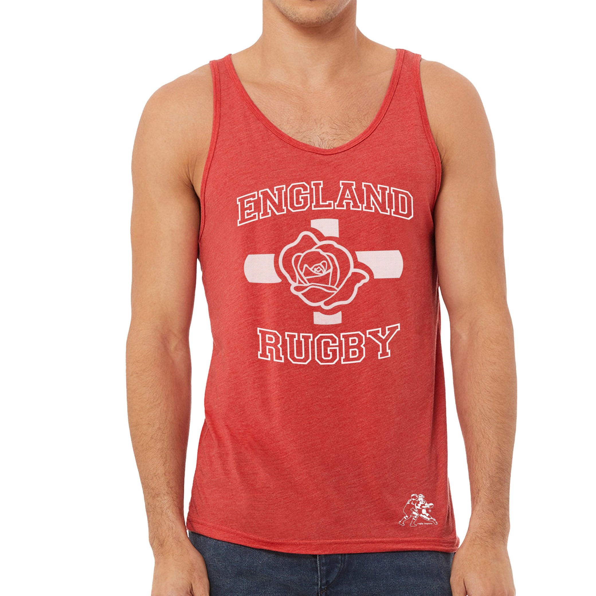 England Rugby Tank Top for Men - Breathable & Comfortable Sports Jersey - Perfect for Rugby Matches, Training, and Fan Support