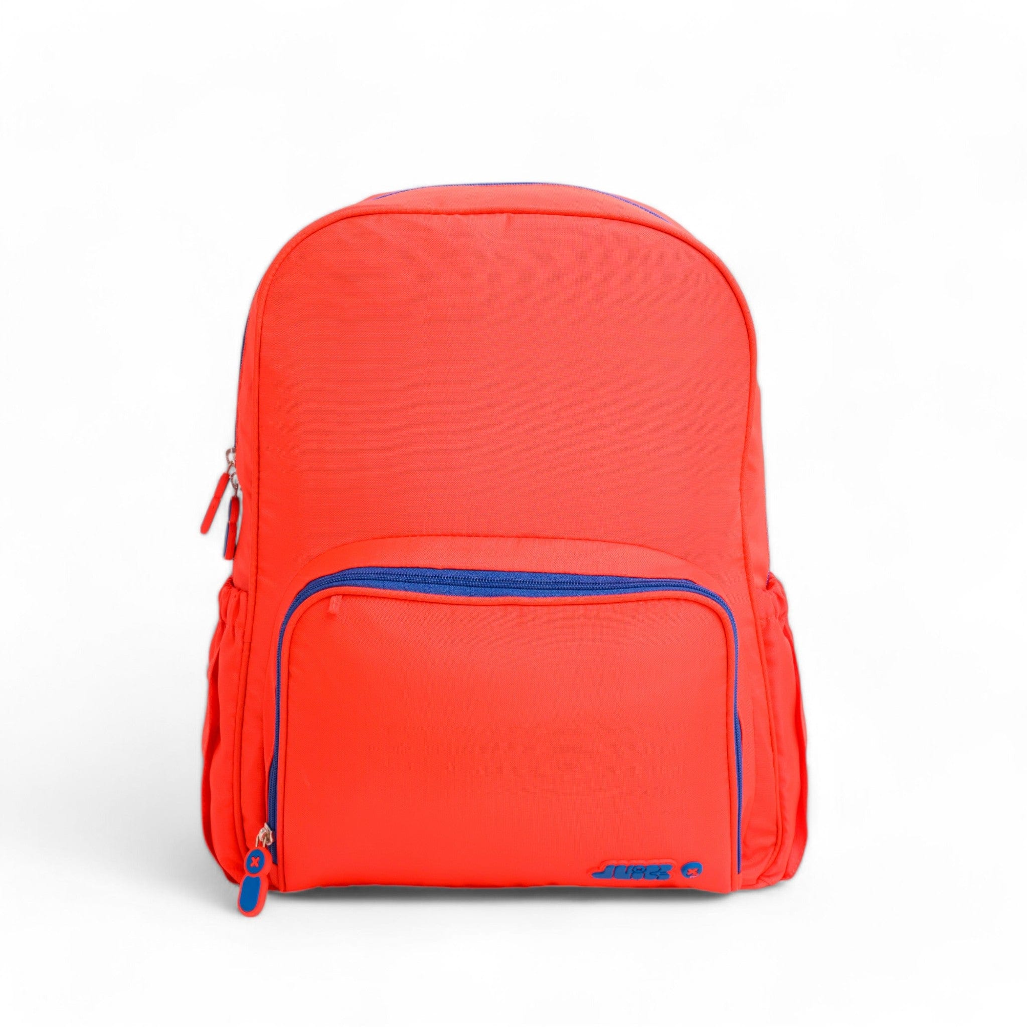 Moji Large Backpack for Travel & Work - Fire Red Waterproof Laptop Backpack with USB Charging Port, Durable School Backpack for Men & Women - Perfect for Commuting, Hiking & Daily Use
