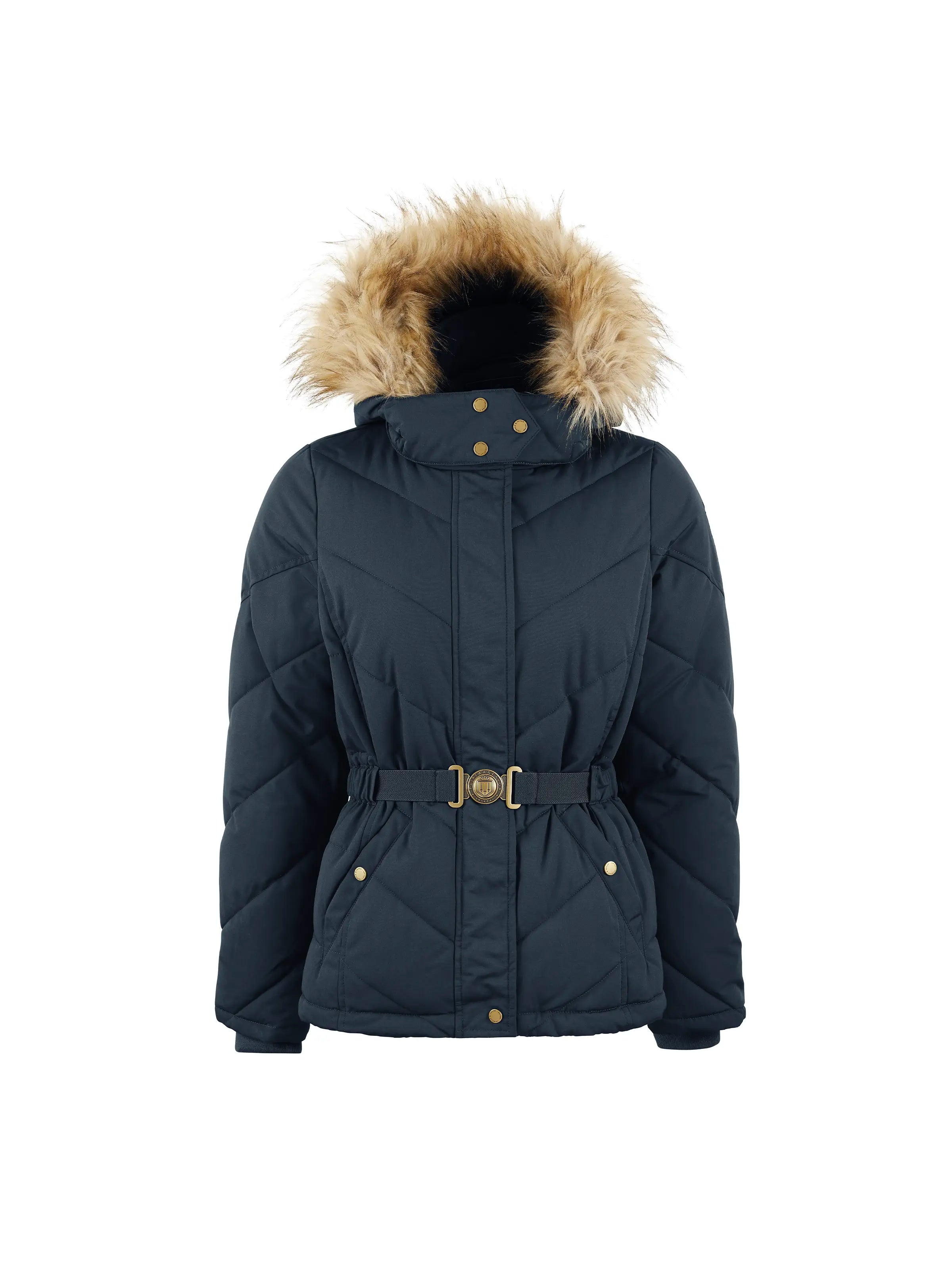 Charlotte Jacket for Women - Navy Blue Lightweight Water-Resistant Windbreaker - Perfect for Outdoor Hiking, Travel & Casual Wear