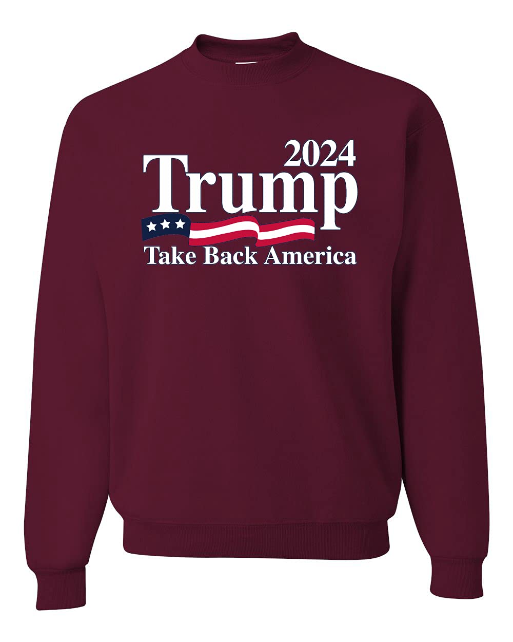 Wild Bobby Trump 2024 Take Back America Political Graphic Sweatshirt - Unisex Crewneck Pullover for Campaign Support & Conservative Rally Wear