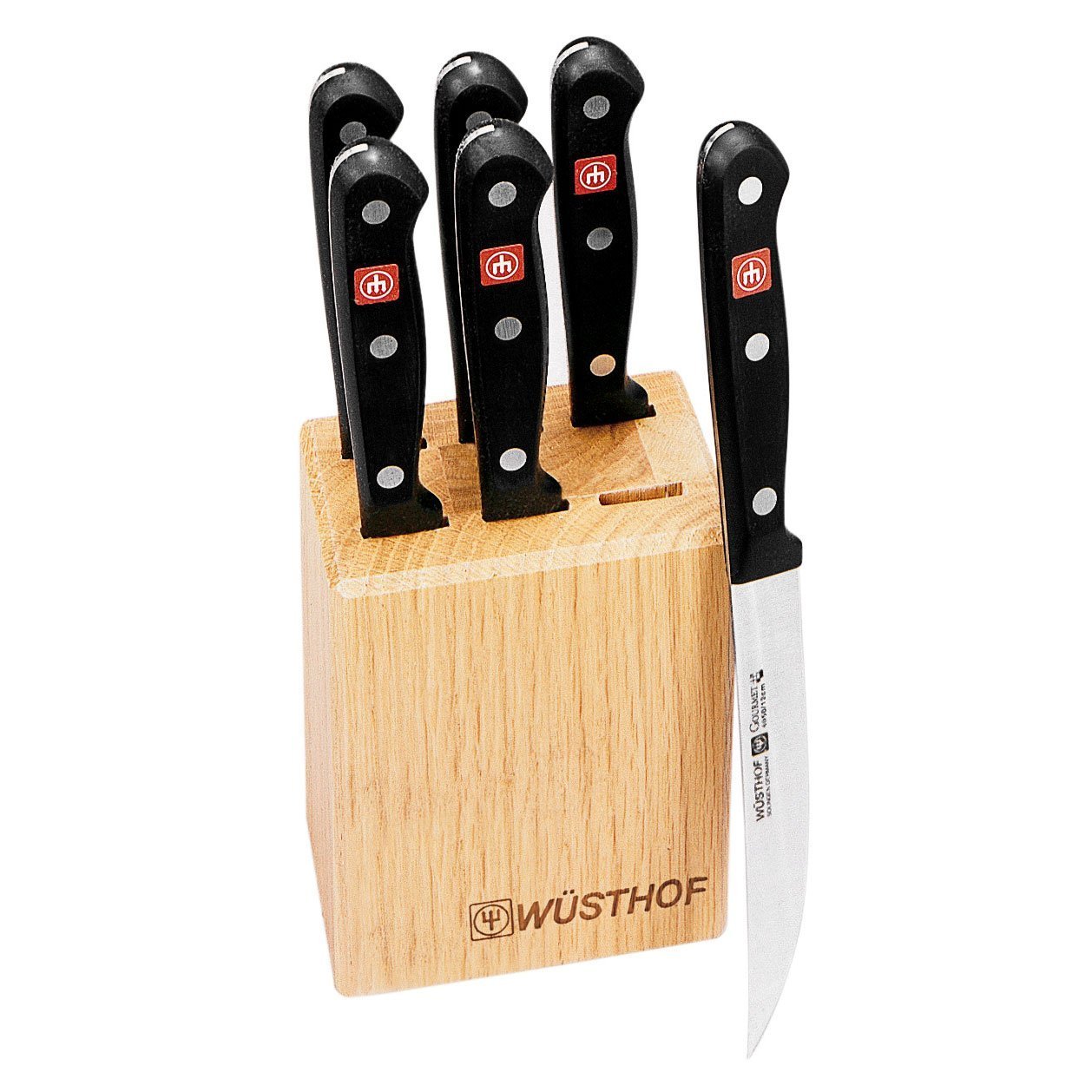 Premium 7-Piece Steak Knife Set - Sharp Stainless Steel Blades with Ergonomic Handles for Perfect Slicing - Ideal for BBQ, Dinner Parties & Gourmet Cooking