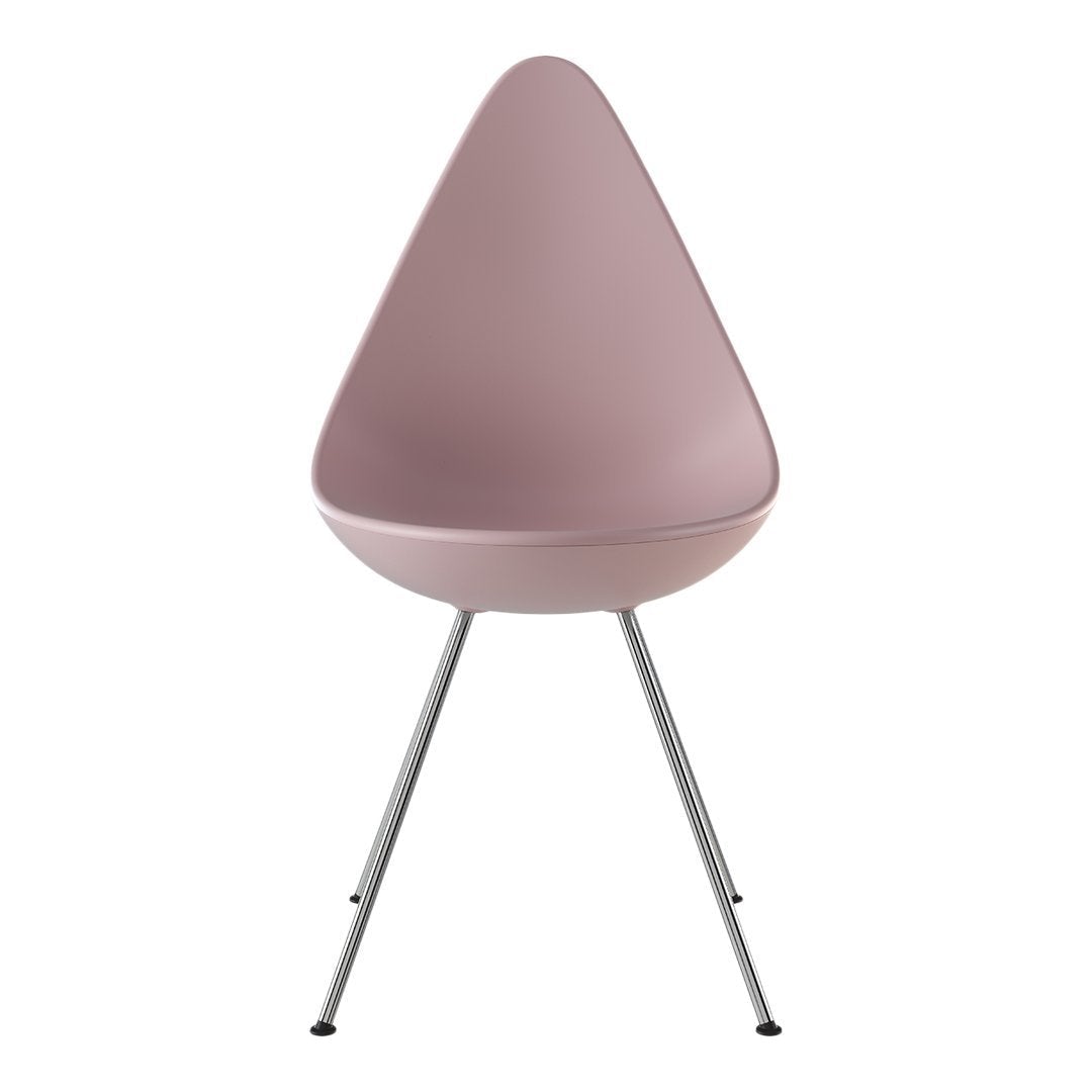 Drop Chair Plastic - Modern Lightweight Indoor/Outdoor Stackable Chair for Home, Office, and Patio Use
