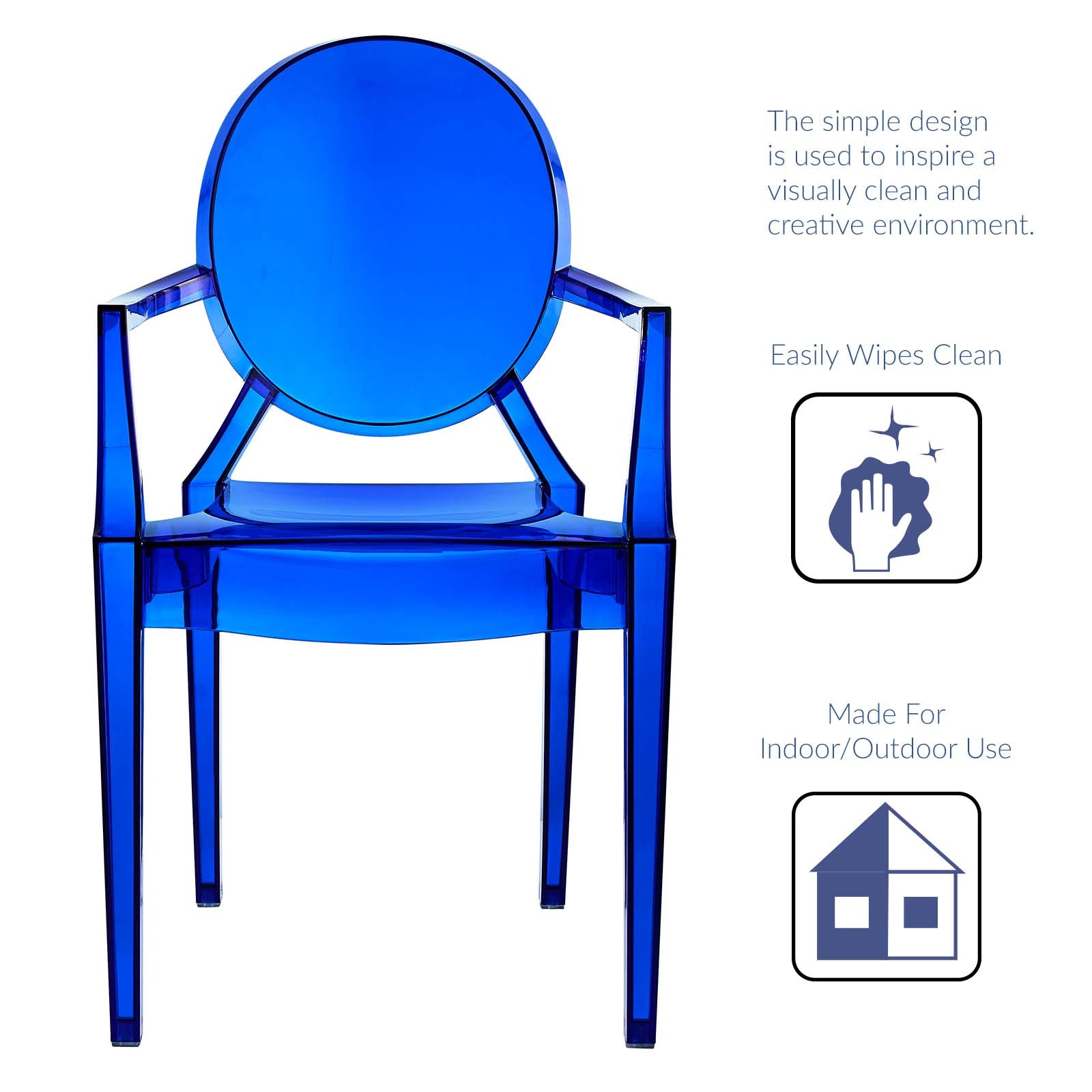 Casper Dining Armchair - Modern Upholstered Dining Chair for Kitchen & Dining Room - Comfortable & Stylish Seating for Home & Restaurant Use