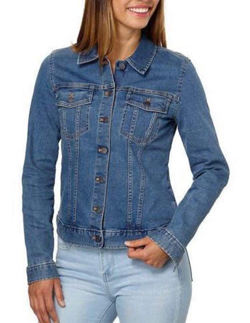 Calvin Klein Jeans Denim Jacket for Men & Women | Classic Blue Denim Jacket with Button Front | Perfect for Casual Outfits, Streetwear & Layering