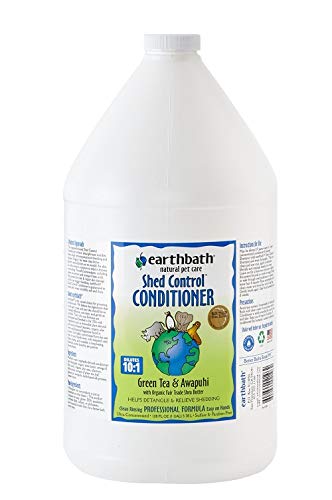 MPP Dog Shedding Control Green Tea Detoxifying Shampoo & Conditioner Set - 16oz or 1 Gallon (1 gal Conditioner) for Dogs with Excessive Shedding & Skin Irritation - Perfect for Regular Grooming & Coat Detox
