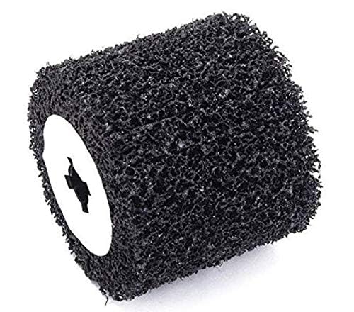 Signi Poly Strip Abrasive Drawing Wheel - 110x100x19mm Weld Cleaner, Rust & Paint Remover Wheel for Handheld Polishing Machine - Perfect for Metal Surface Preparation, Weld Descaling & Automotive Restoration