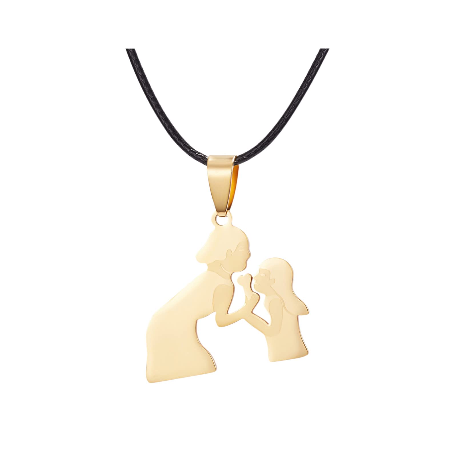 Johtae Mother's Day Necklace - Layered Gold Pendant for Women, Thanksgiving & Pregnancy Gift, Perfect for Everyday Wear & Special Occasions