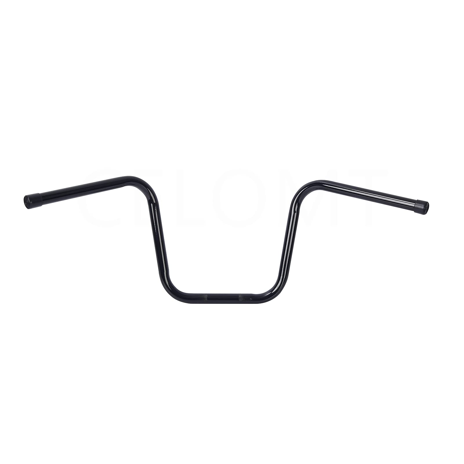 7/8'' Ape Hanger Motorcycle Handlebars - 8'' Rise Black Iron Cruiser Bars for Harley, Chopper & Custom Bike Builds - Perfect for Comfortable Riding & Customization Projects