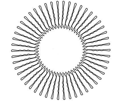 JIVISHA CREATIONS Women's Bobby Pins Hair Clips - 48 Pack Black Hair Accessories for Women, 6cm Slide Hairpins - Perfect for Updos, Ponytails & Everyday Styling