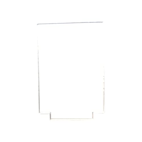 3 Pack Clear Acrylic Rectangle Sheets for LED Lamp Base - DIY Craft Projects, Home Decor & Light Diffuser Panels - 3D Laser Cutting Material for Signs & Displays