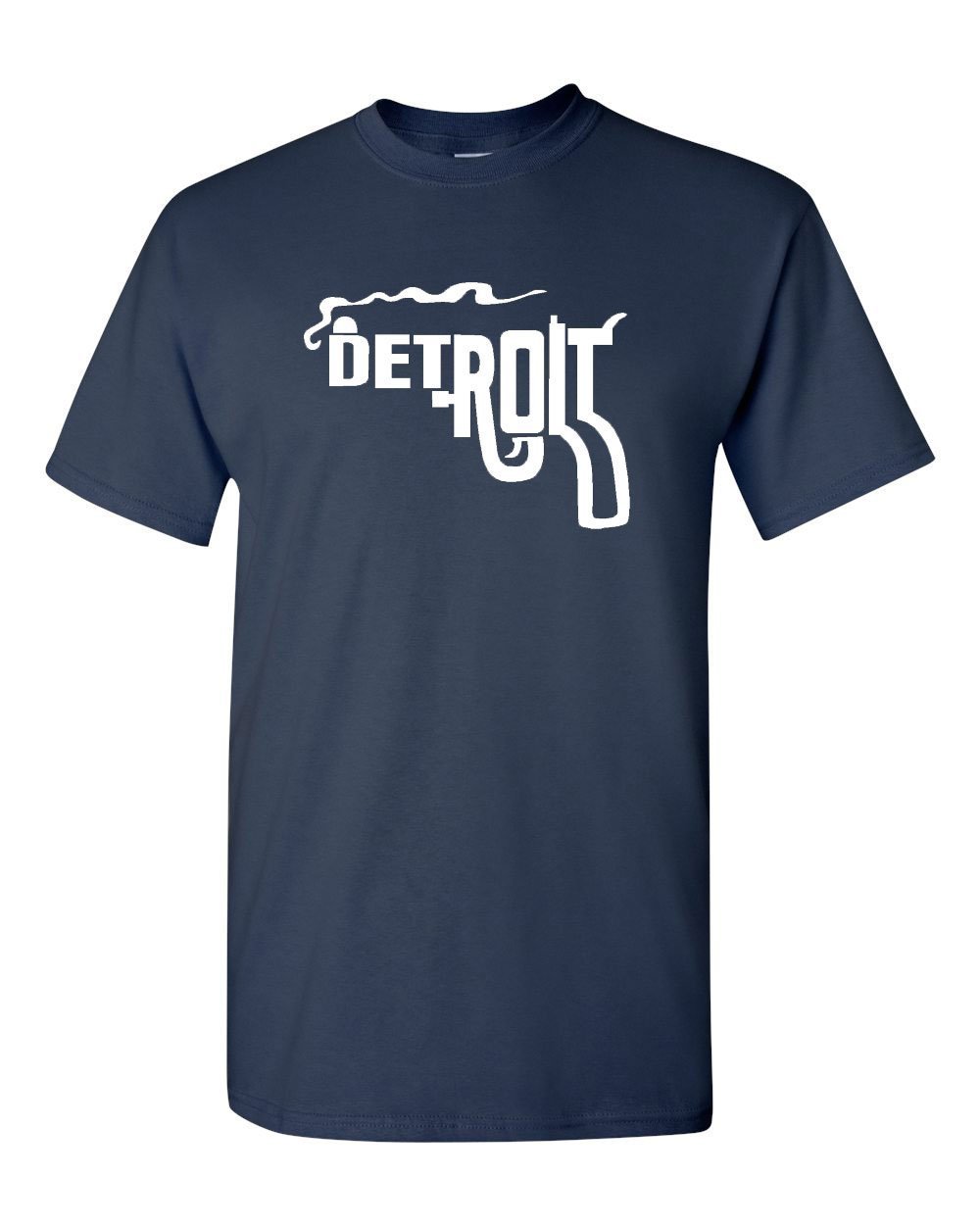 Detroit Smoking Gun Philadelphia Sunny Graphic T-Shirt for Adults - Soft Cotton Short Sleeve Tee (Small, Navy) - Casual Wear, Street Style, Weekend Outfits & Gifts