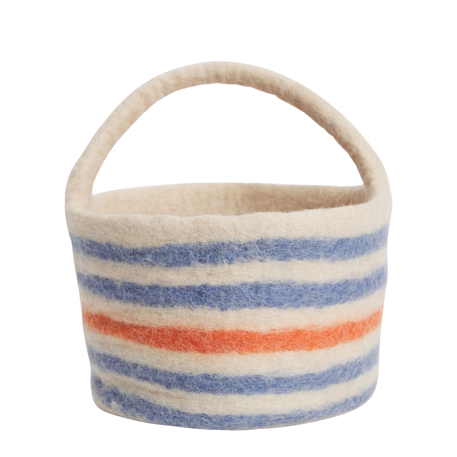 Zora Felt Basket - Handmade Natural Wool Storage Bin for Home Organization | Perfect for Nursery, Living Room & Bathroom Decor
