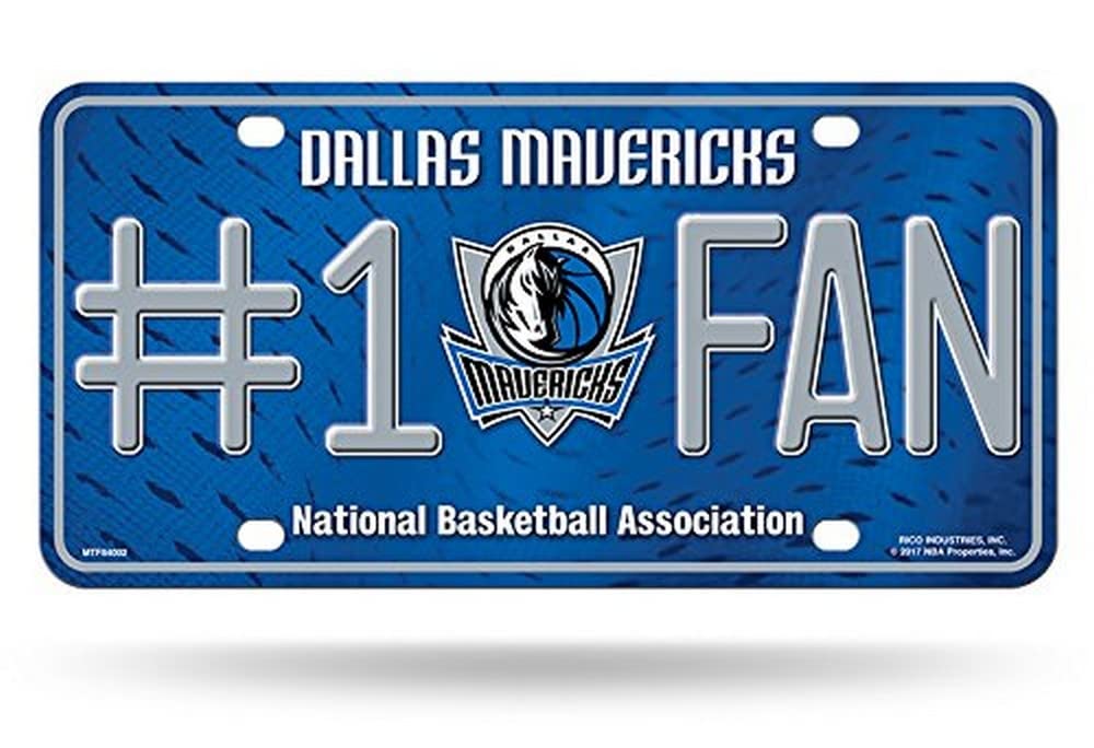 NBA #1 Fan Metal License Plate Tag - Durable Car Accessory for Basketball Enthusiasts - Perfect for Cars, Trucks & Tailgating