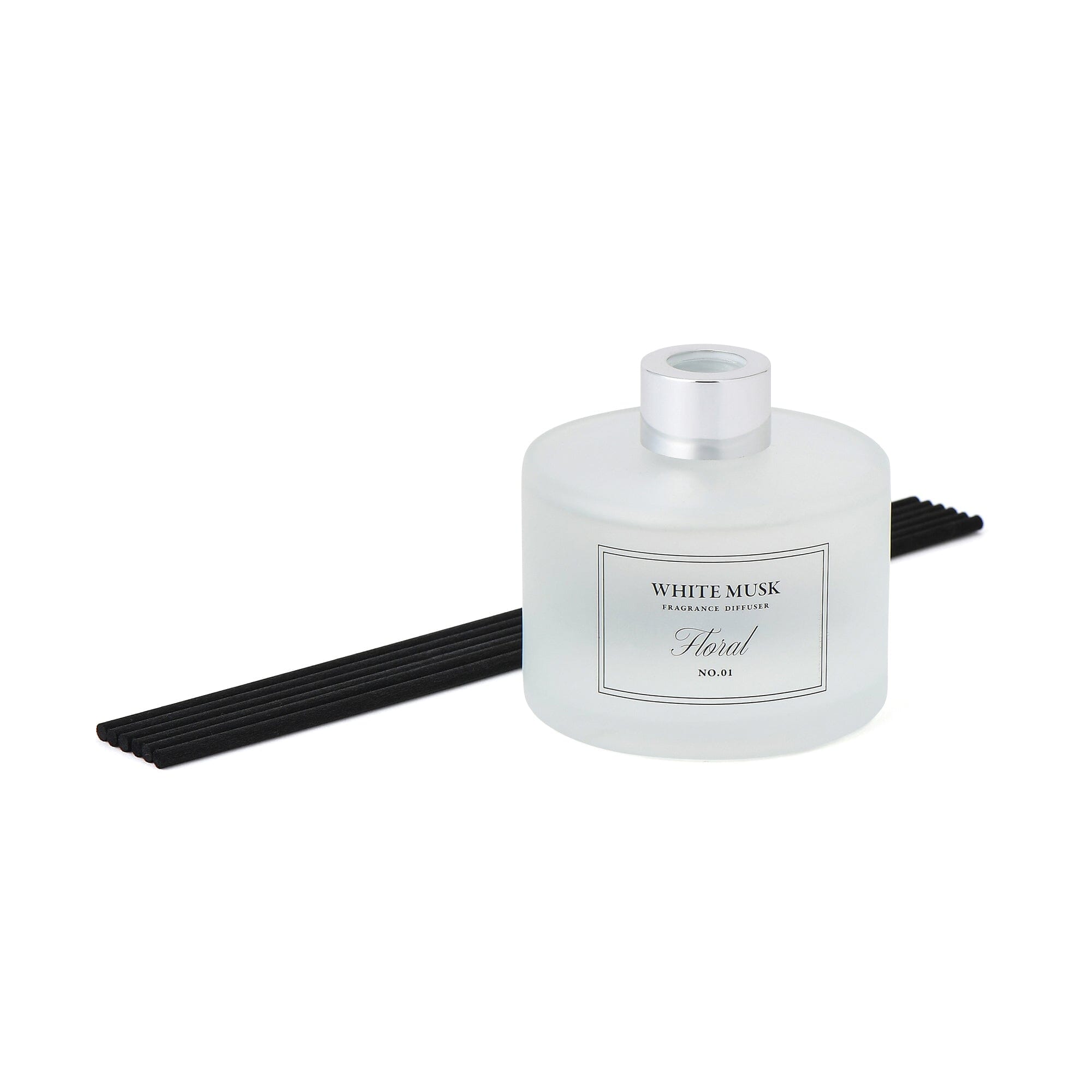 Classic White Musk Floral Scented Diffuser - Elegant Home Fragrance for Living Room, Bedroom & Office | Long-Lasting Aromatherapy Oil Diffuser