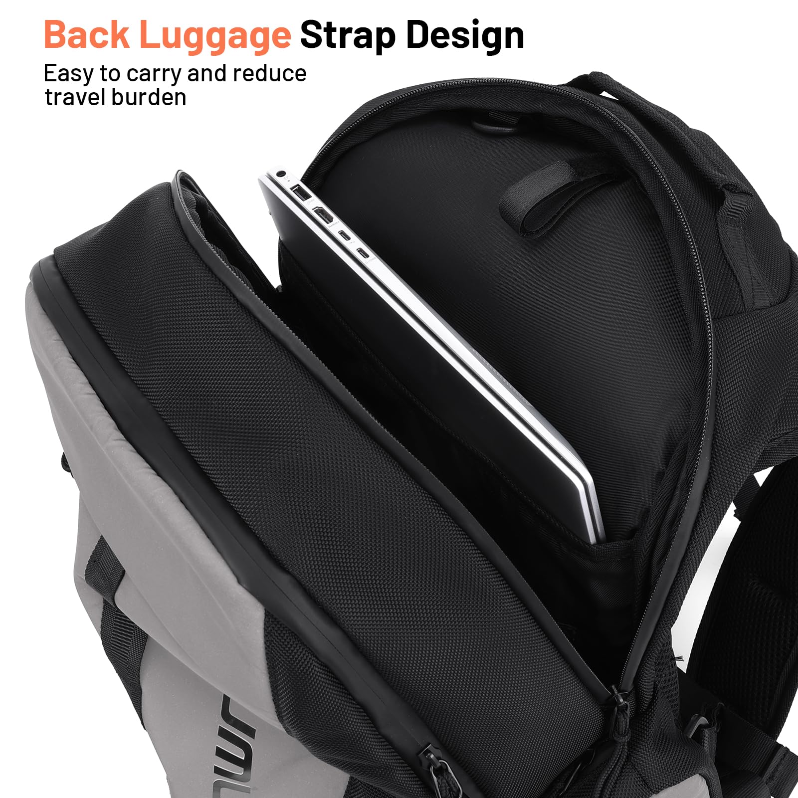 1680D Waterproof Motorcycle Reflective Backpack with Hydration Bladder Compartment - Durable Oxford Laptop Travel Backpack for Commuting, Cycling & Outdoor Adventures