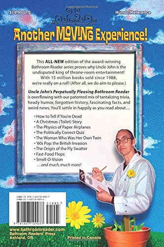 Uncle John's Perpetually Pleasing Bathroom Reader Annual - Humorous Trivia & Fun Facts Book for Toilet Reading, Travel Entertainment & Relaxation