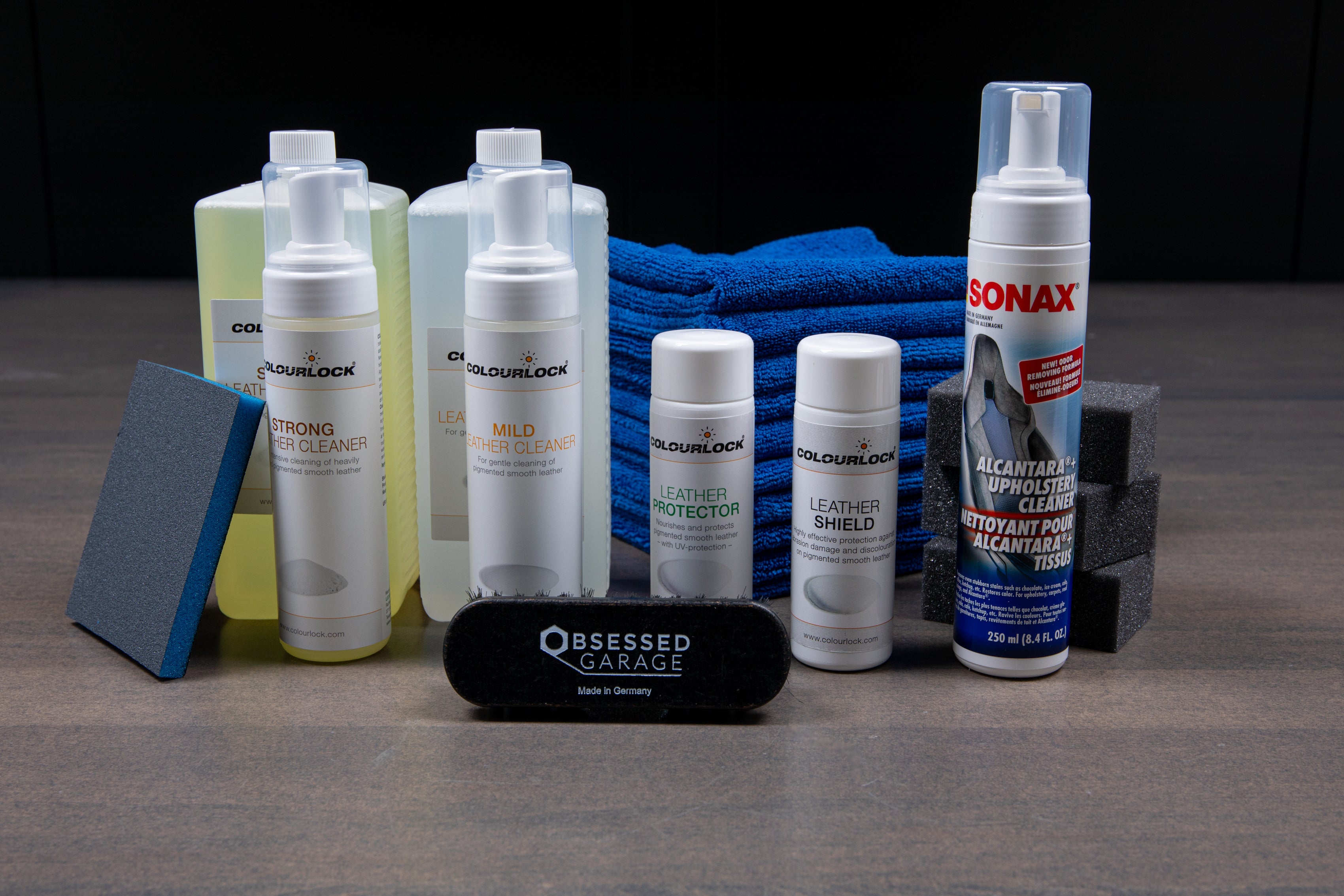 Premium Leather Care Kit for Shoes, Bags & Furniture - Conditioner, Cleaner & Protector - Perfect for Car Seats, Jackets & Accessories