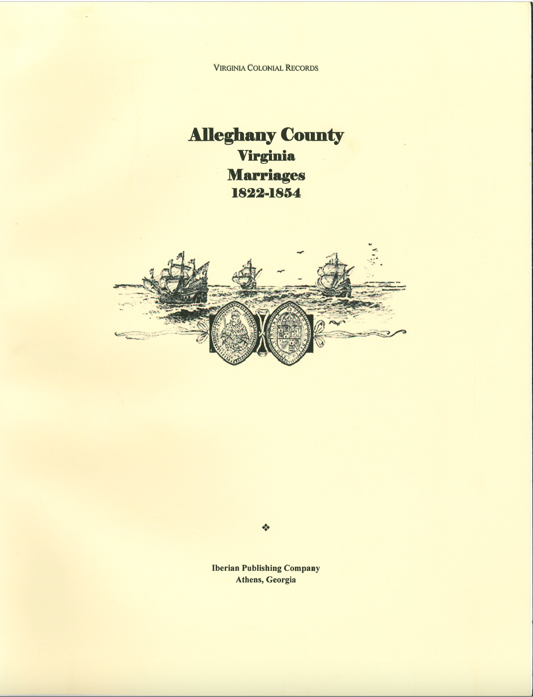 Alleghany County Virginia Marriage Records 1822-1854 | Genealogy & Family History Research