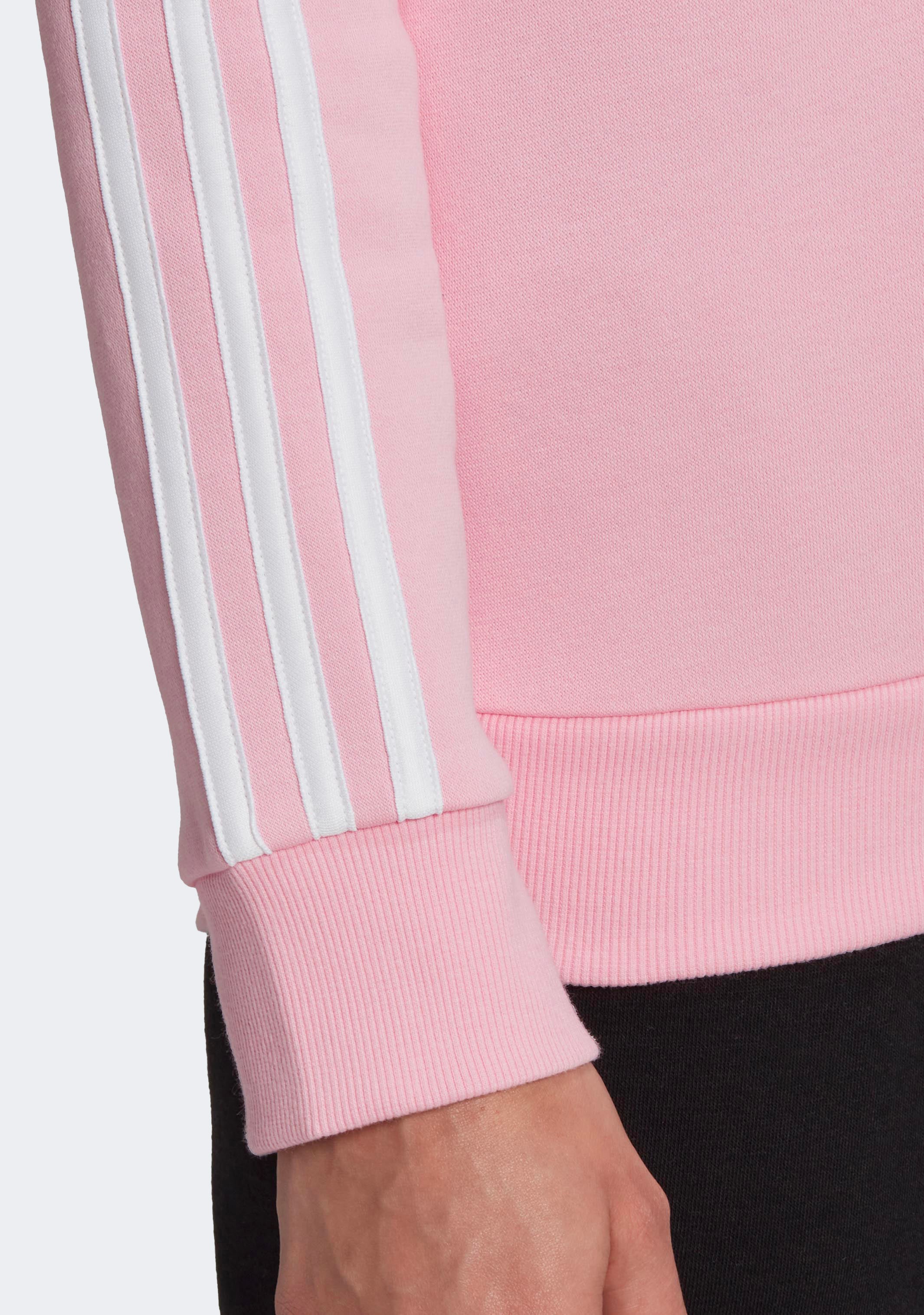 Adidas Women’s 3S Fleece Sweatshirt - Soft & Cozy Pullover Hoodie for Casual Wear, Gym & Lounge | Perfect for Fall & Winter Seasons