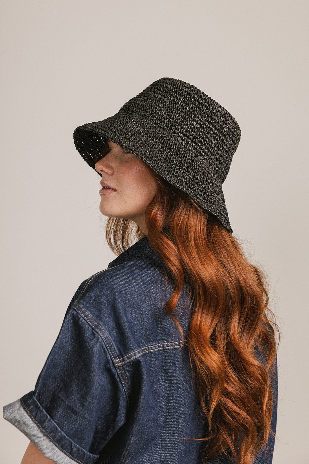 Crochet Packable Bucket Hat for Women & Men - Summer Sun Protection Beach Hat - Lightweight Foldable Travel Hat for Outdoor, Vacation & Fashion Accessories