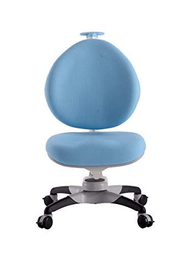ApexDesk DX Kids Desk with Chair - Adjustable Height Study Desk for Children, Blue - Perfect for Homeschooling, Online Learning & Homework Station