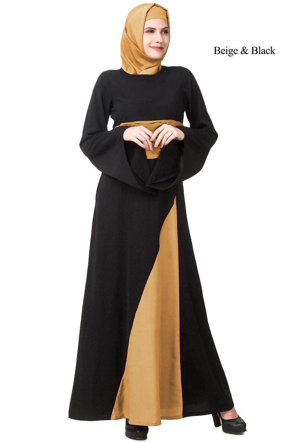 Anwara Abaya - Elegant Muslim Women's Prayer Dress - Perfect for Prayer, Mosque, and Special Occasions