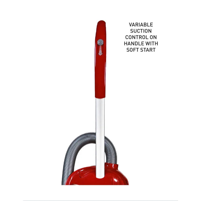 SEBO Premium Felix 9809AM Rosso Upright Vacuum Cleaner - Powerful Suction for Pet Hair, Hardwood Floors & Carpets - Perfect for Home Cleaning & Allergy Relief