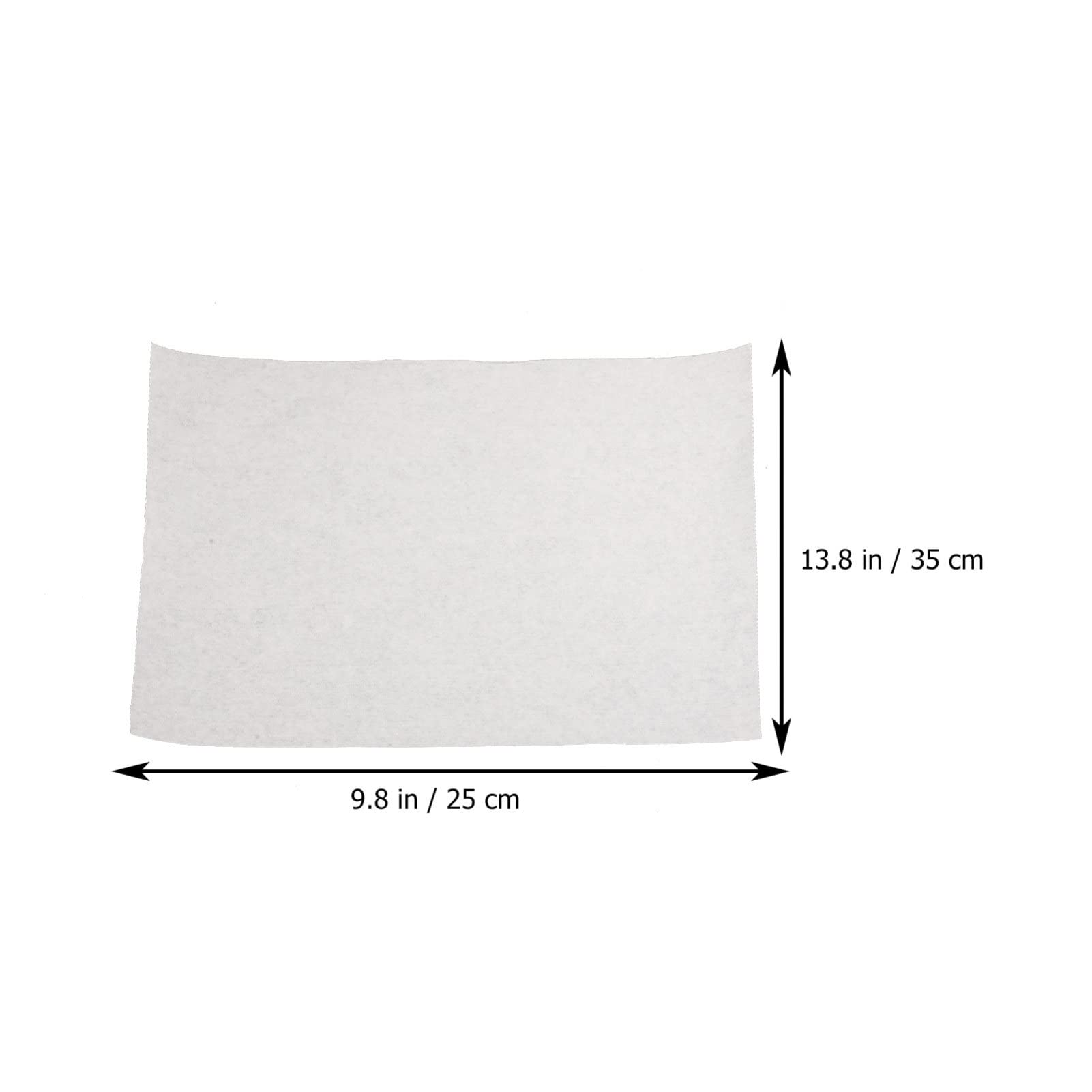 DOITOOL 100-Pack White Non-Woven Cage Liners - Absorbent Pet Bedding for Guinea Pigs, Rabbits, Birds & Small Animals | Cage Liner for Parakeets, Parrots | Water-Absorbing Cage Mat for Easy Cleanup & Odor Control | Perfect for Daily Use in Small Animal Cages & Aviaries