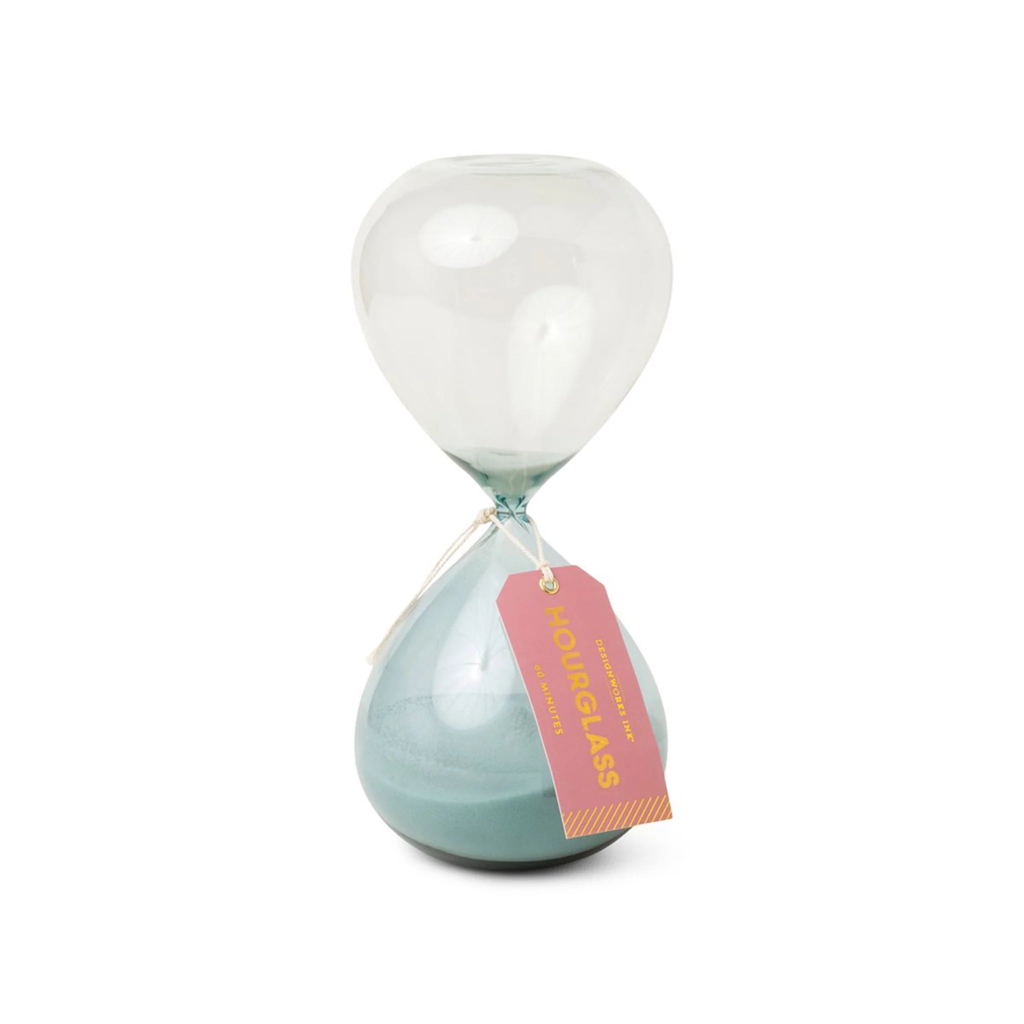 Designworks 60 Minute Hourglass Timer - Classic Sand Timer for Kitchen, Classroom, Yoga & Meditation - Perfect for Cooking, Games, Study & Productivity