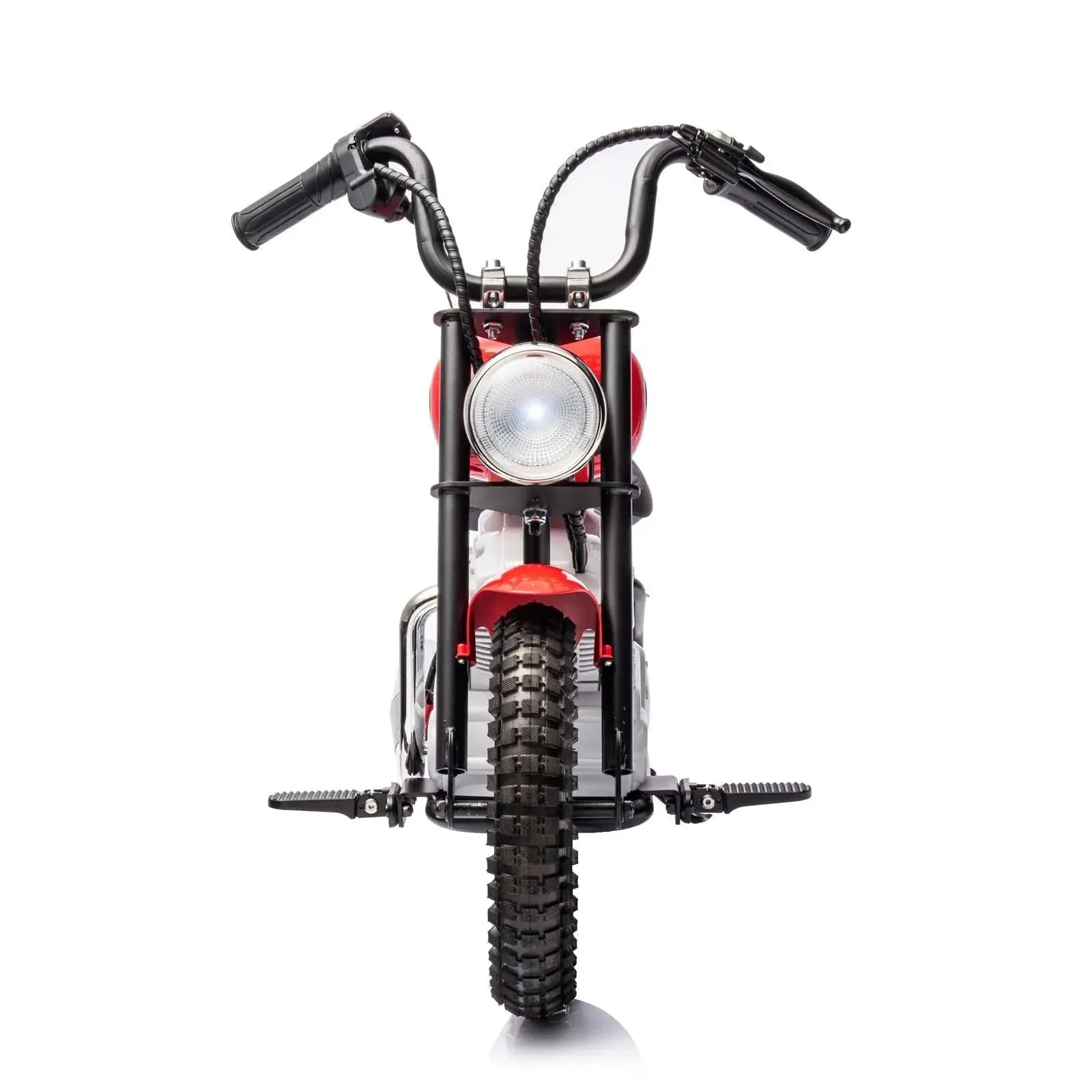 36V Freddo E Chopper Electric Motorcycle - 1 Seater with Leather Seat & Brushless Motor for Adults - Perfect for Urban Commuting & Leisure Rides