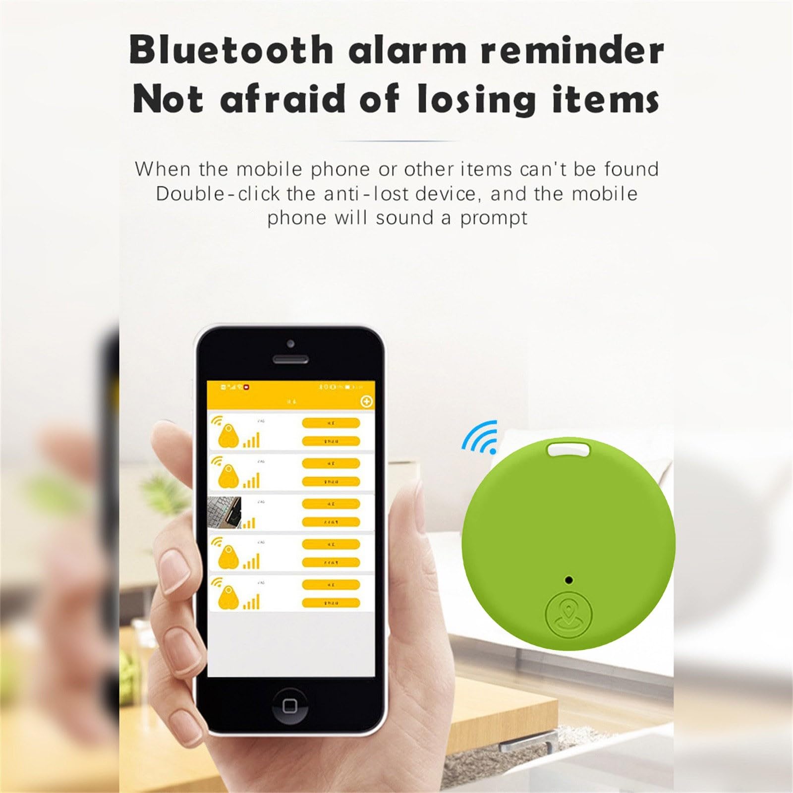 Bluetooth Item Finder - Portable Tracking Device for Keys, Wallets & Remotes | Anti-Loss Tracker with Smart App | Perfect for Home, Office & Travel | Prime Deals Today