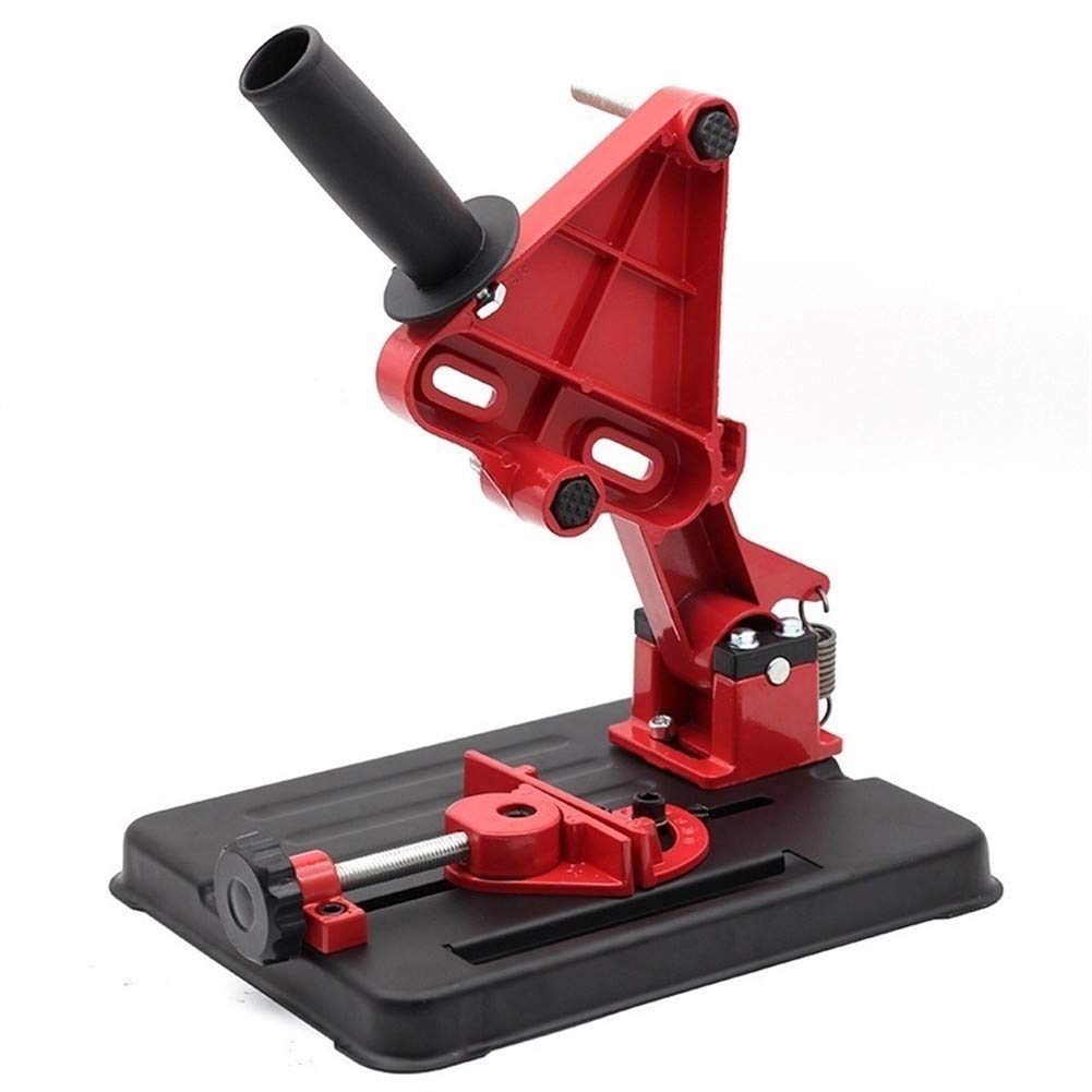 Angle Grinder Stand Holder Support Bracket for 100-125mm Cutters - Heavy Duty Cast Iron Base Power Tool Accessory - Perfect for Metalworking, Woodworking & DIY Projects