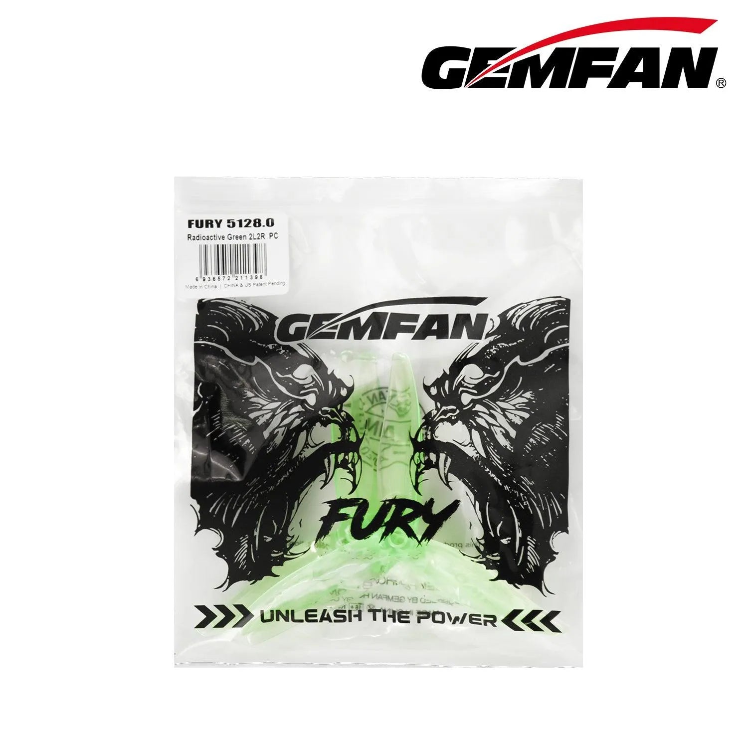 GEMFAN 5128.0 5-Inch 3-Blade Propeller for 2207 2050KV Motor - 8 Pack - High-Performance Drone Propellers for FPV Racing and Freestyle Flying