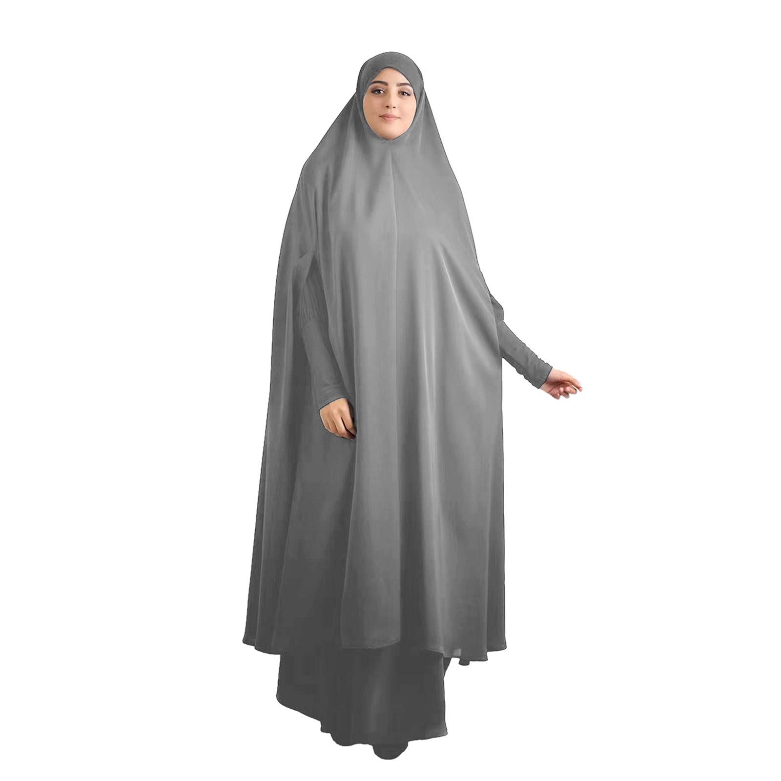 Elegant Color Islamic Abaya Dress for Women - Breathable Long Summer Muslim Clothing | Perfect for Prayer, Mosque & Modest Fashion