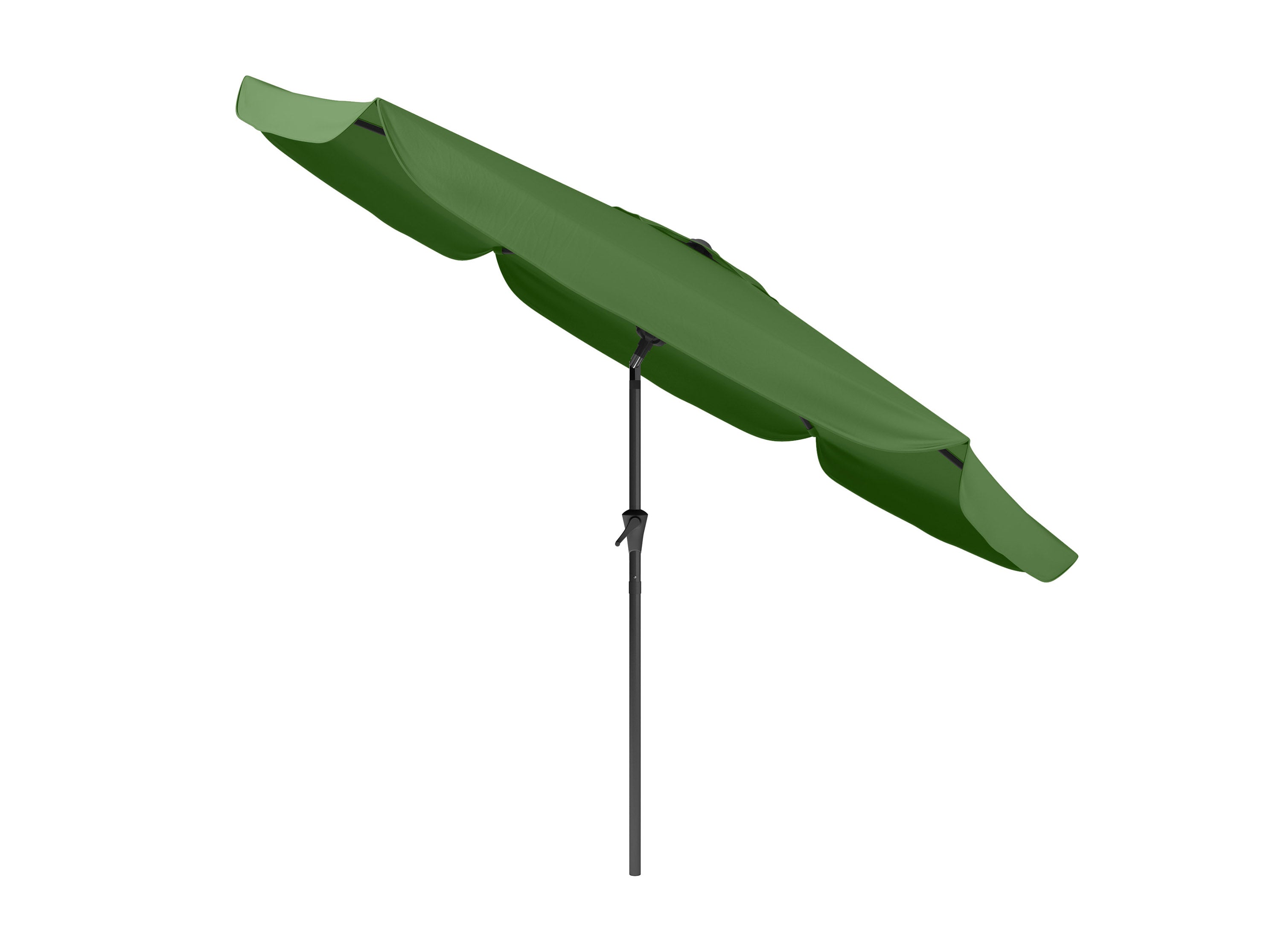 10ft Round Forest Green Patio Umbrella - Outdoor Sun Shade for Garden, Poolside, and Backyard Relaxation