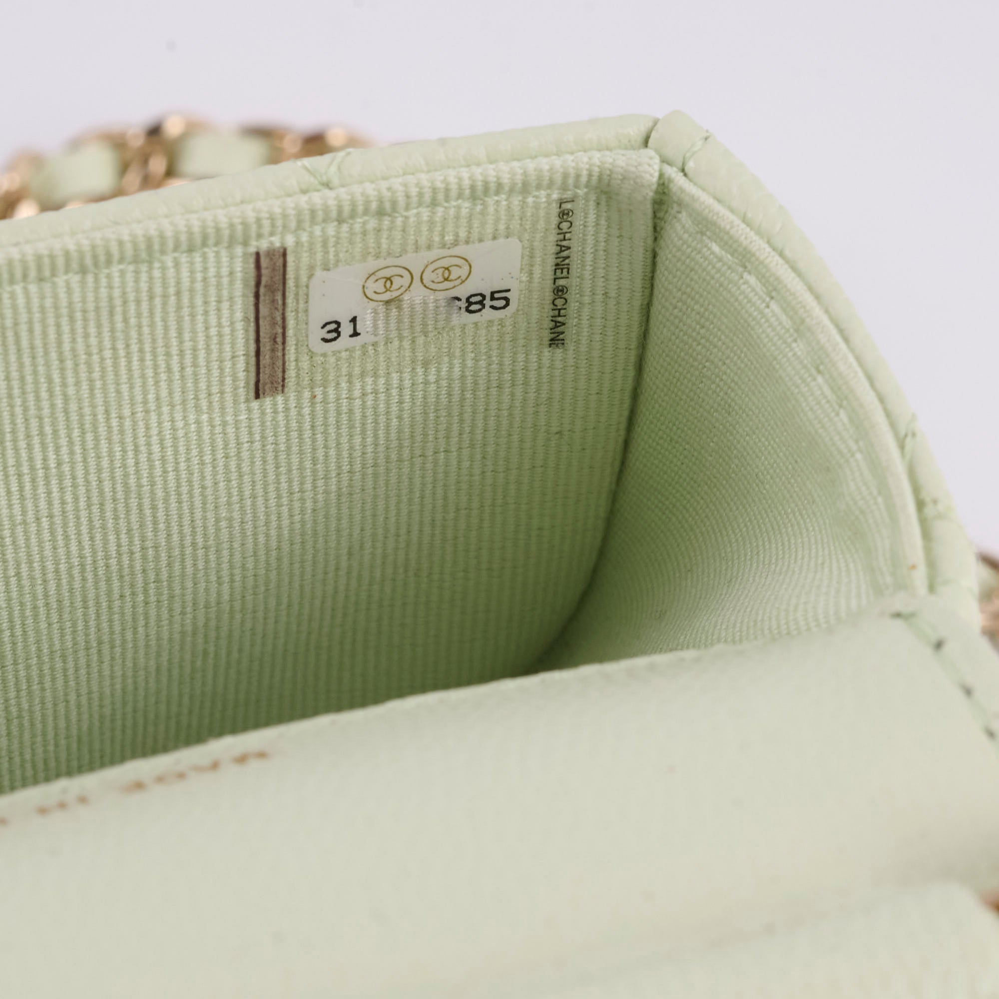 Chanel Caviar Mini Clutch With Chain Mint Green - Luxury Designer Crossbody Bag for Women | Perfect for Evening Parties, Date Nights & Special Occasions
