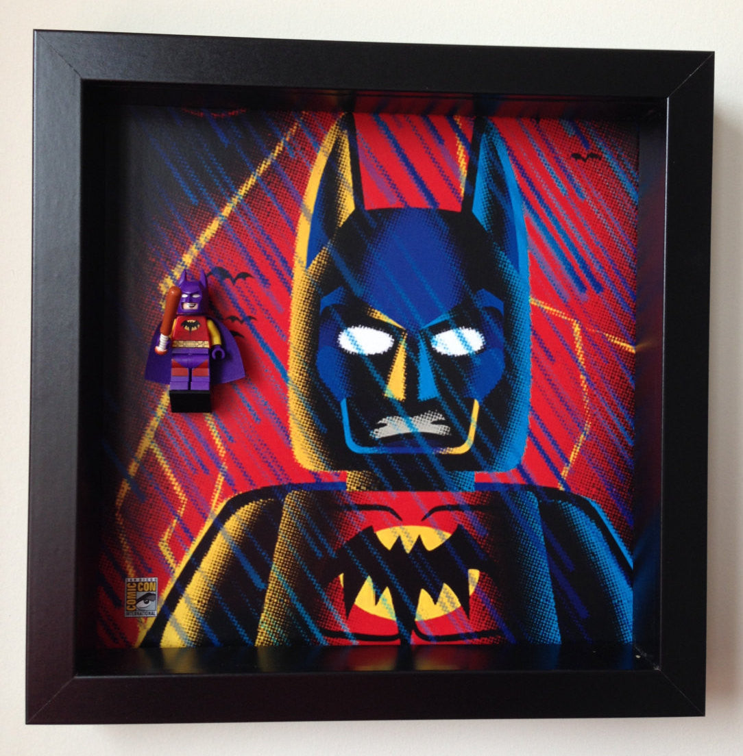 Lego® Batman of Zur En Arrh Minifigure Display Frame - Comic Con Exclusive Collectible for Showcasing Limited Edition Minifigures