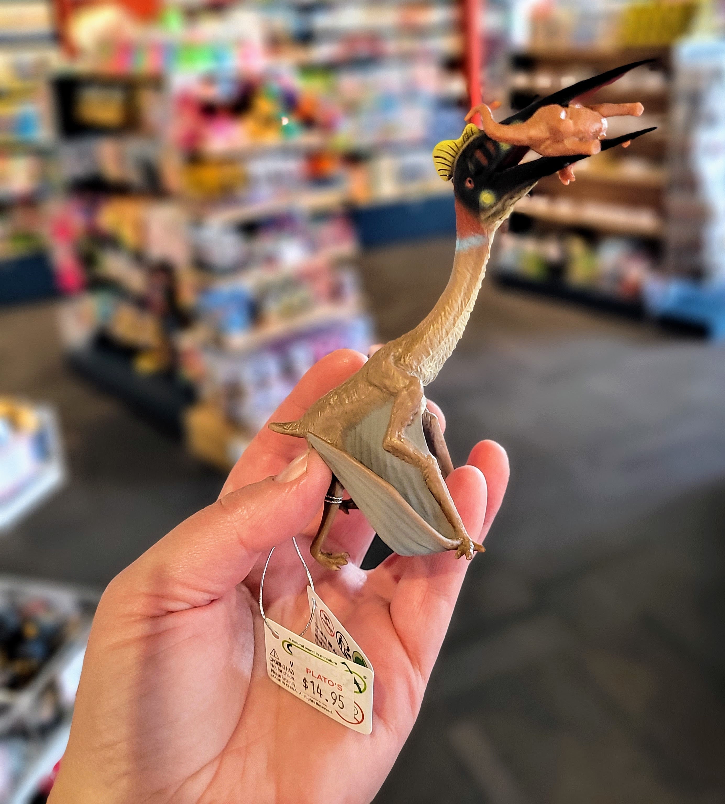 CollectA Quetzalcoatlus Dinosaur Figure - Realistic Flying Reptile Toy for Kids, Educational Prehistoric Animal Model for Dino Lovers & Classroom Learning