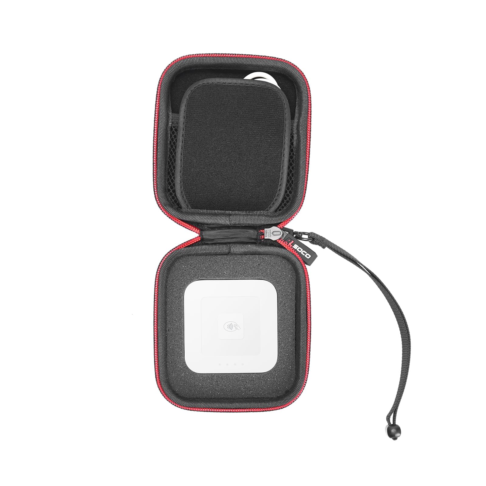 RLSOCO Protective Case for Square Reader 2nd Generation - Waterproof & Dustproof Credit Card Reader Travel Pouch (Black) - Perfect for Mobile Payments, Retail Stores, and On-the-Go Businesses