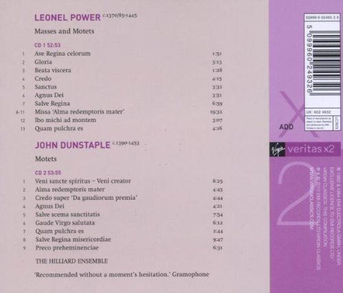Power and Dunstaple: Masses & Motets - Sacred Choral Music for Church Services, Concerts & Medieval Events