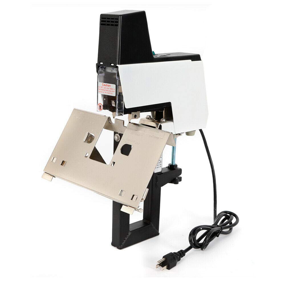 110V Heavy Duty Electric Stapler - Automatic Saddle Binder Machine for Flat & Saddle Stitching (2-50 Sheets Capacity) | Perfect for Office Documents, Book Binding, and Craft Projects