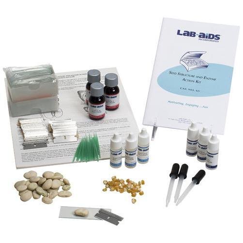Seed Structure & Enzyme Action Lab Kit - Science Experiment Supplies for Biology Classrooms & Homeschool Learning - Perfect for STEM Education & Plant Biology Studies