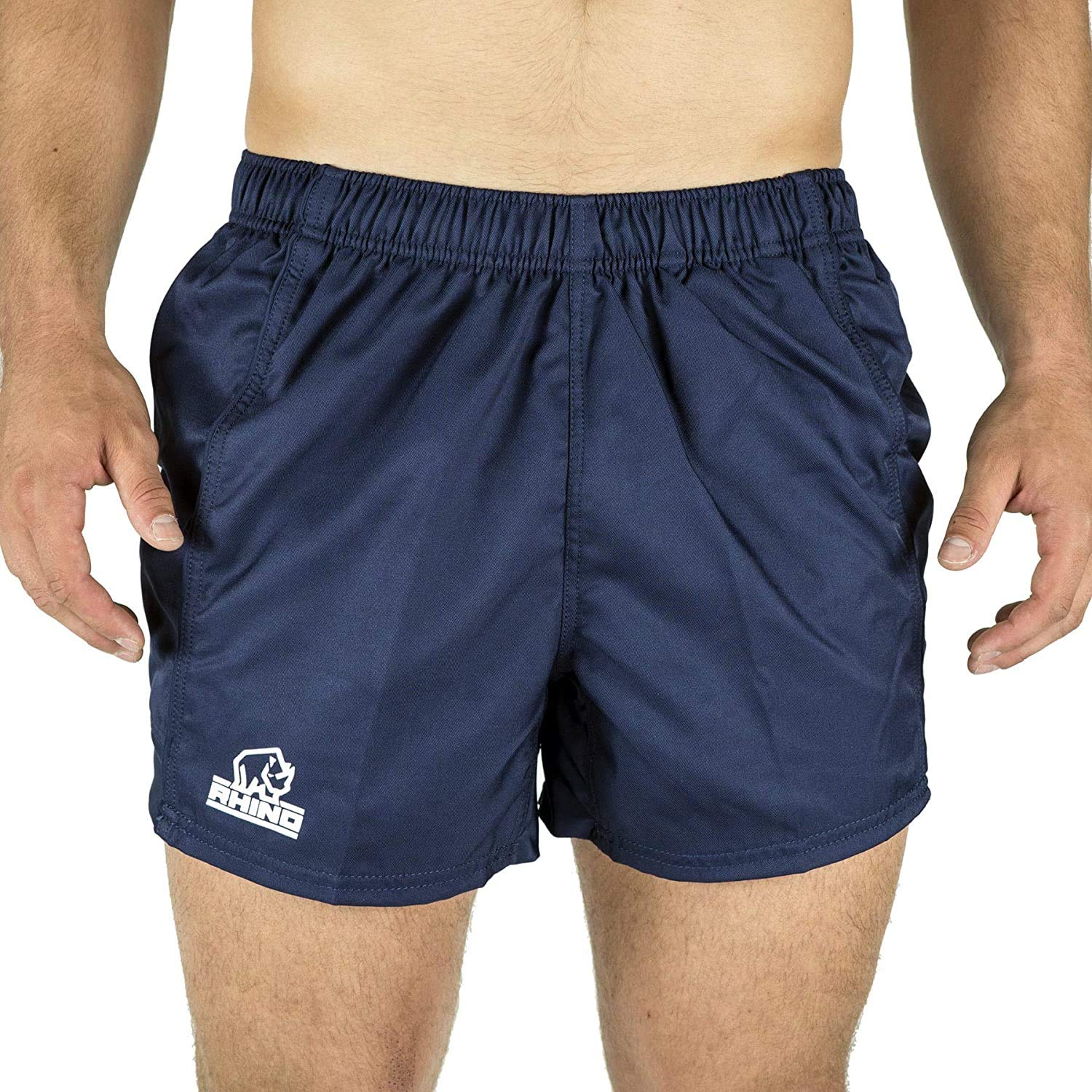 Rhino Men's Rugby Shorts - Breathable Quick-Dry Athletic Shorts for Rugby, Training & Sports | Durable Comfort for Workouts & Outdoor Activities