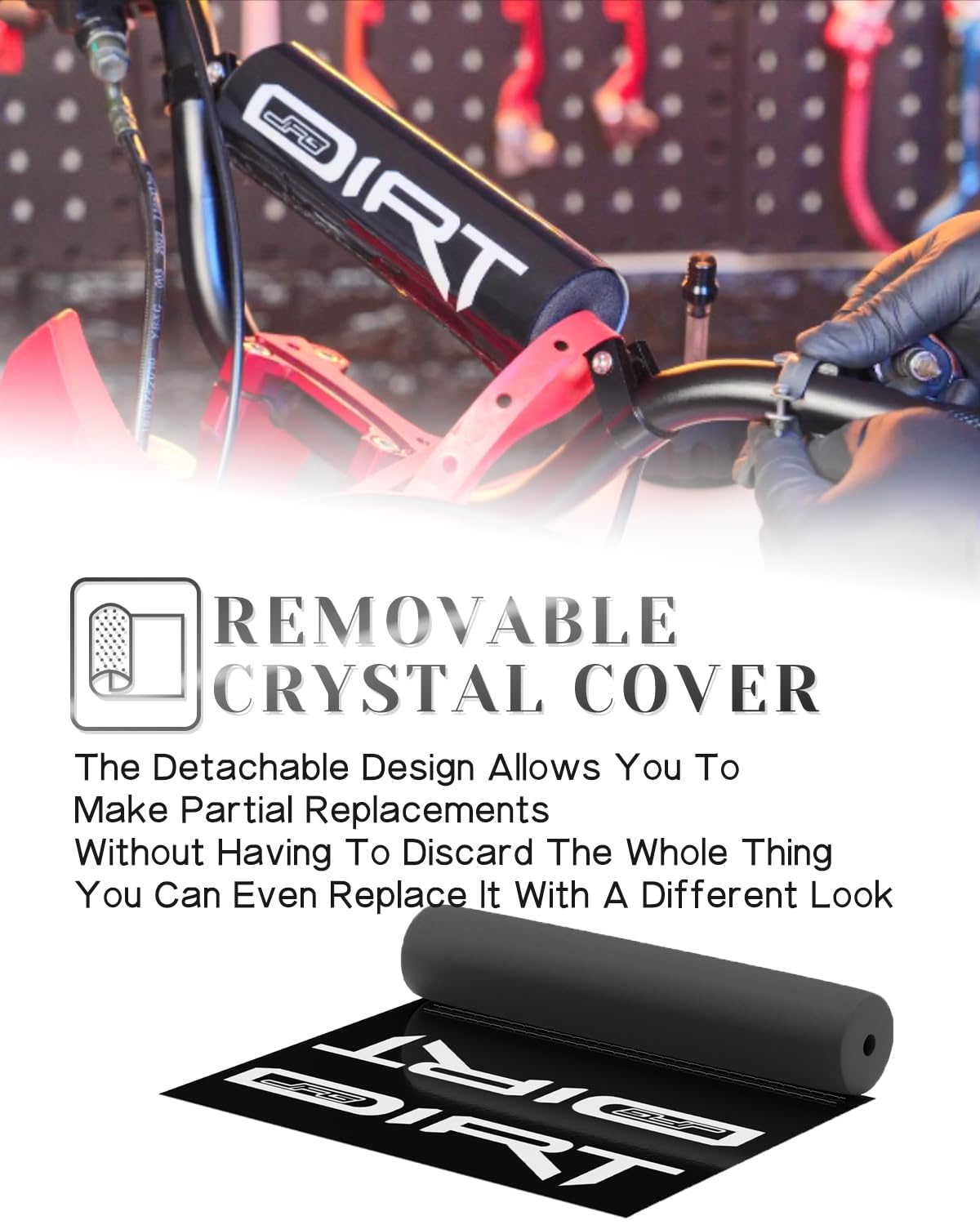 JFG RACING Dirt Bike Handlebar Pad - 7.87