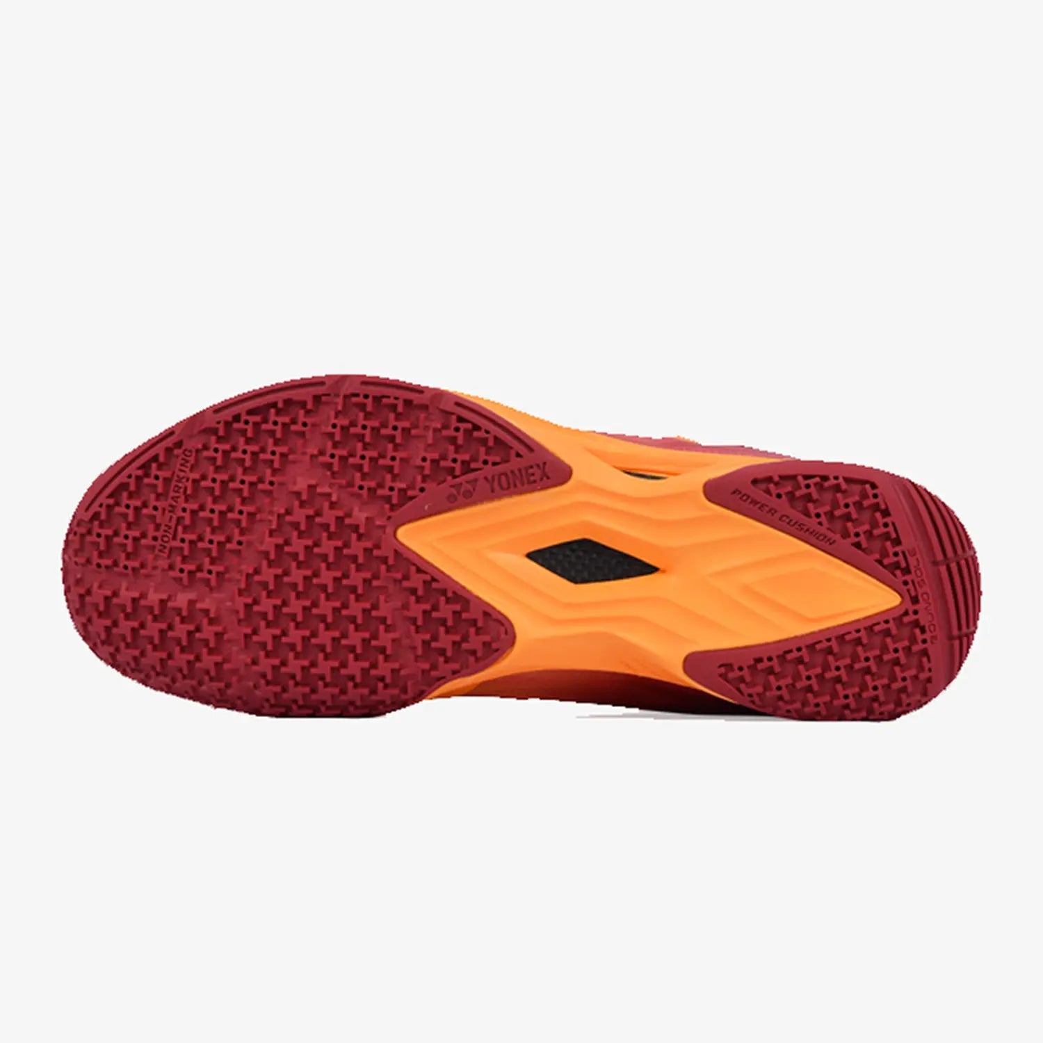 Yonex Aerus Z2 Men's Badminton Shoes - Lightweight & Breathable (Orange/Red) - Perfect for Court Sports & Indoor Games