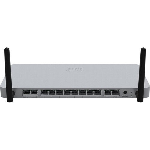 Cisco Meraki MX68W Cloud Managed Security Router with 3-Year Enterprise License & Support | Ideal for Small Business Network Protection & Remote Work Security