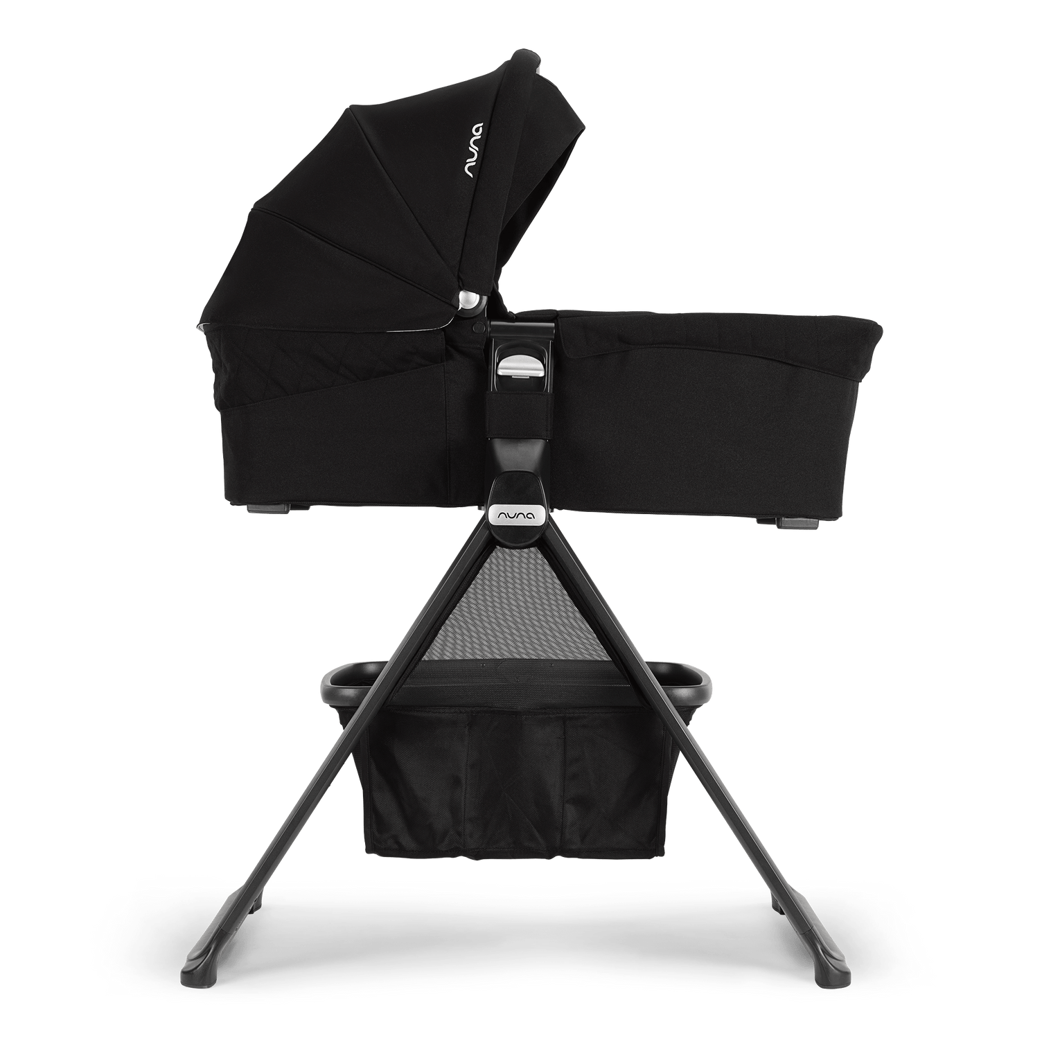 Nuna MIXX Series Bassinet with Stand - Lightweight & Portable Baby Bassinet for Newborns - Perfect for Nursery, Bedroom, or Travel Use