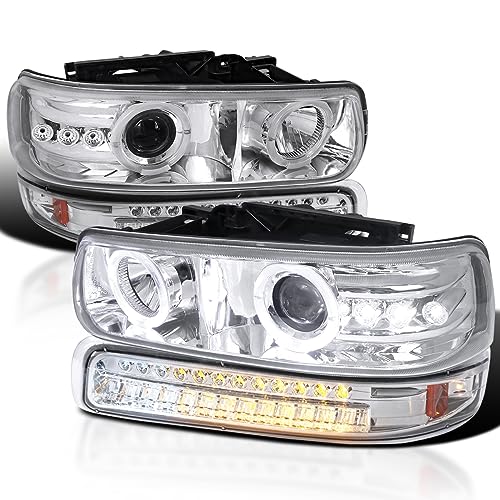 Chrome Housing Clear Lens