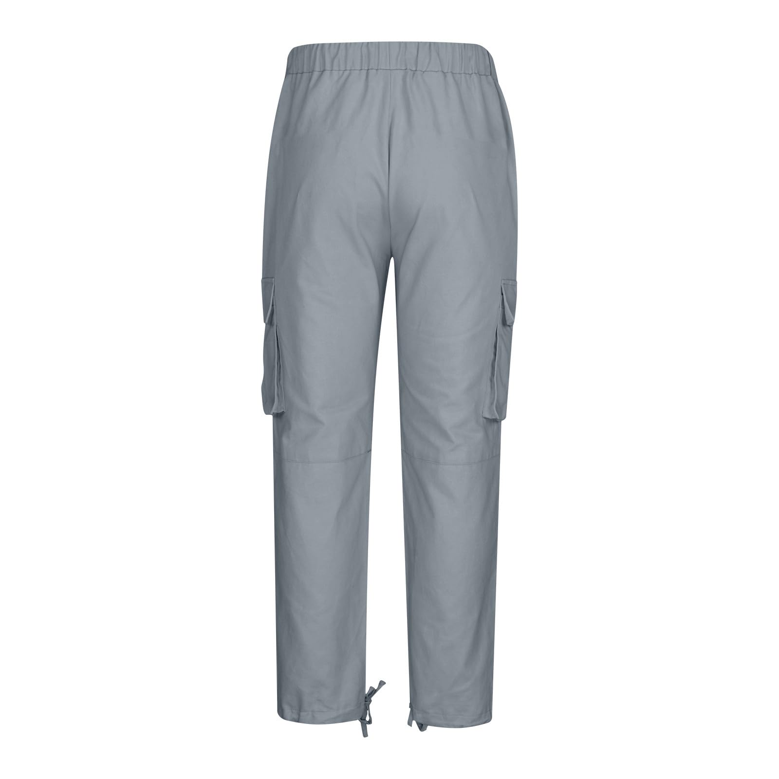 Men's Cargo Work Pants - Loose Fit Straight Leg Utility Pants with Stretchy Elastic Waist | Durable & Comfortable for Construction, Hiking, Outdoor Work & Casual Wear