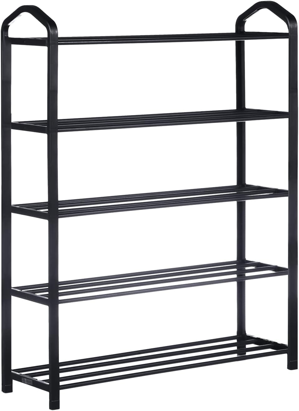YSSOA 5-Tier Stackable Shoe Rack Organizer - Sturdy 15-Pair Shoe Storage Shelf Tower for Bedroom, Entryway, Hallway & Closet - Space Saving Shoe Organizer for Sneakers, Boots & Sandals